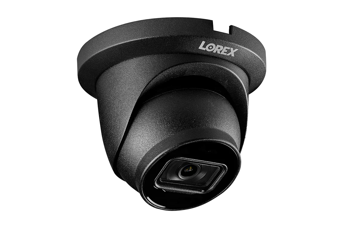 Lorex 4K IP Wired Dome Security Camera with Listen-in Audio and Real-Time 30FPS Recording