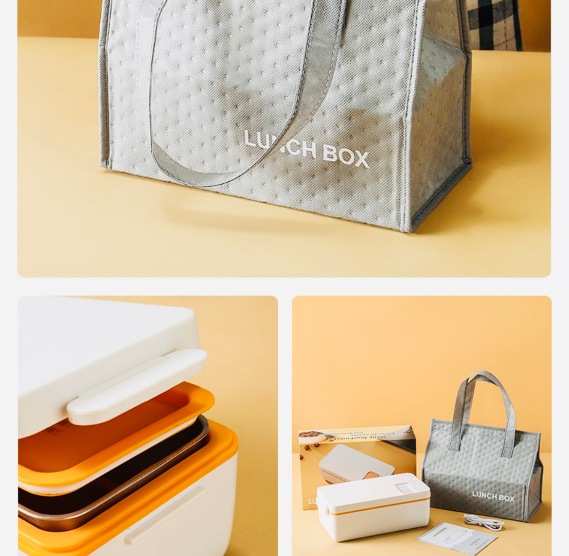 Heated electric Smart Lunch Box Temperature Control