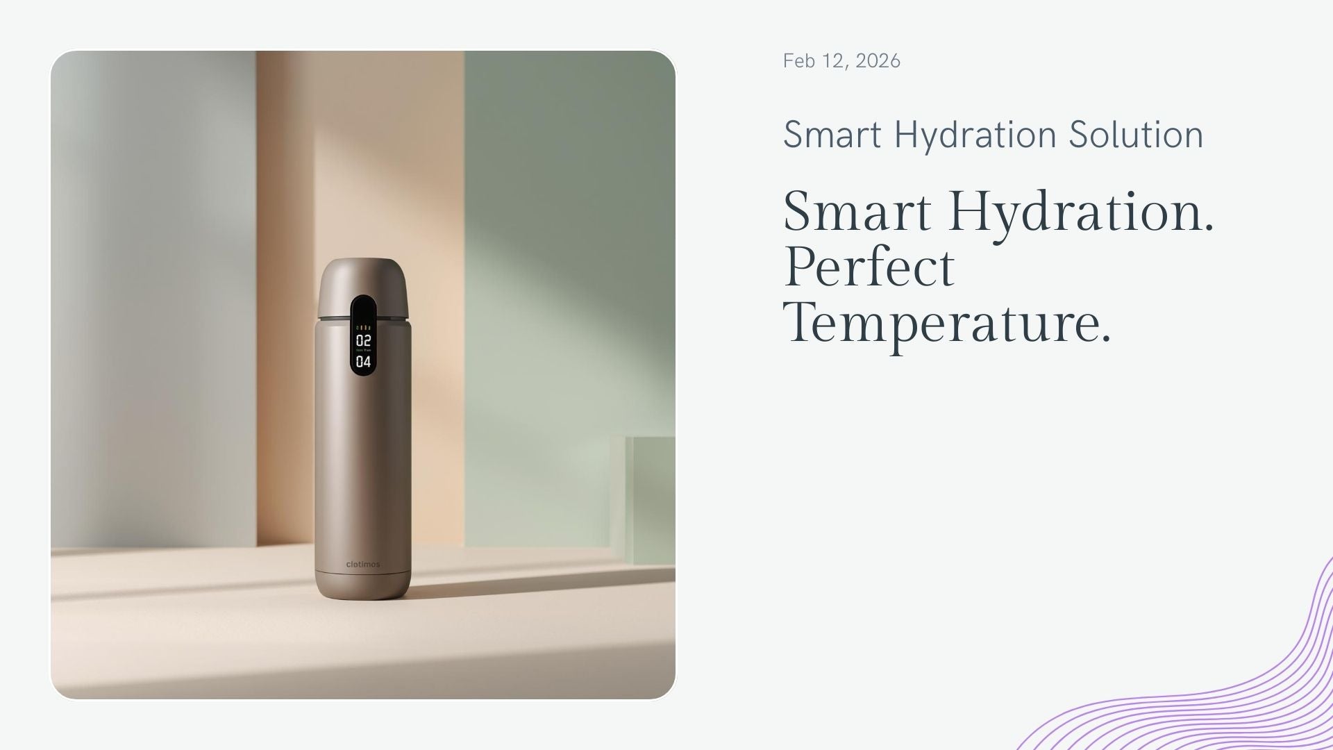The Smart Temperature Display Thermos