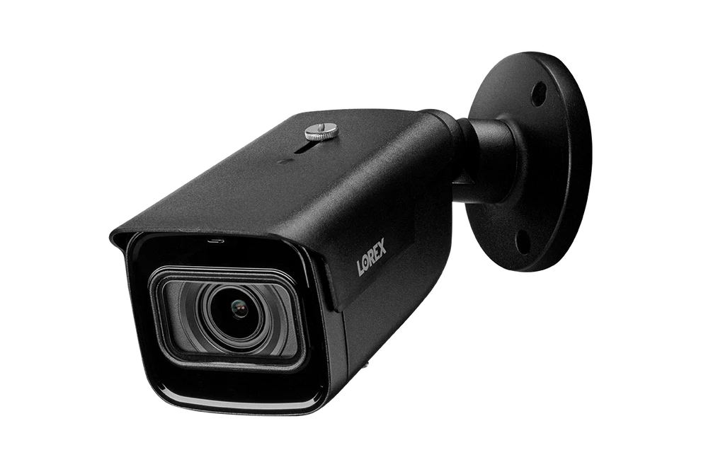 Lorex 4K IP Wired Bullet Security Camera with Motorized Varifocal Lens and Real-Time 30FPS Recording